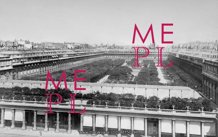 : Jardin du Palais Royal in Paris : Jardin du Palais Royal in Paris
