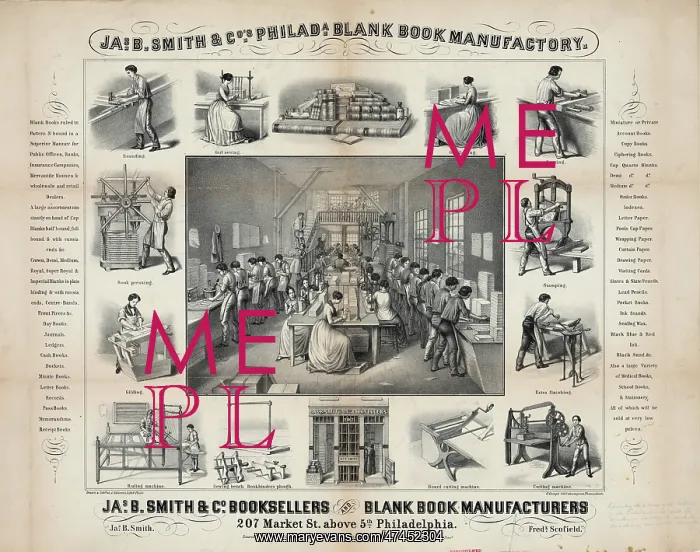 : Jas. B. Smith & Co's. Philada. blank book manufactory : Jas. B. Smith & Co's. Philada. blank book manufactory