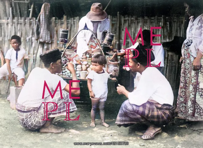  : JAVANESE BAZAAR SCENE