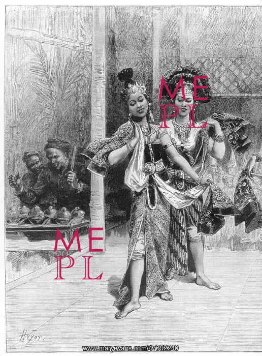 : Javanese Musicians - 1889 : Javanese Musicians - 1889