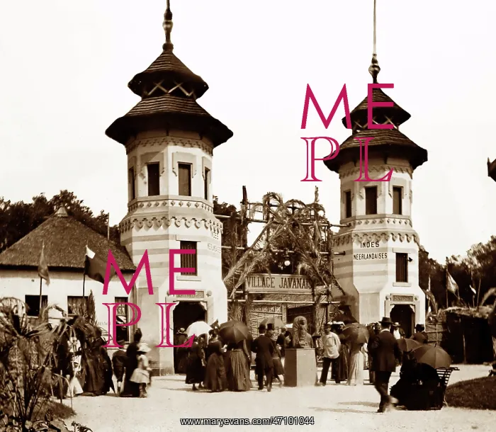  : Javanese Pavilion, Exposition Universelle, Paris, 1889