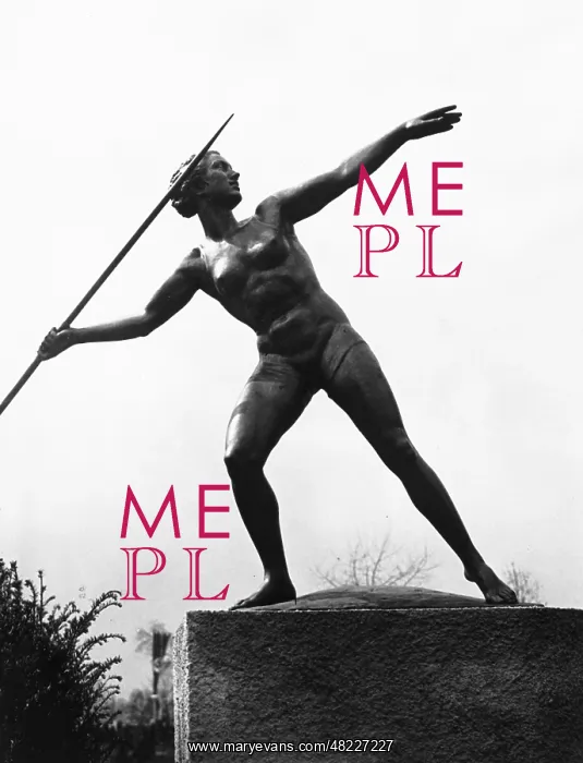 : Javelin thrower by Ernst Seger, 1938 : Javelin thrower by Ernst Seger, 1938