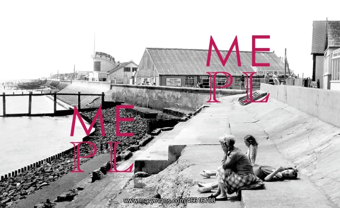  : Jaywick, the Sea Wall c1955