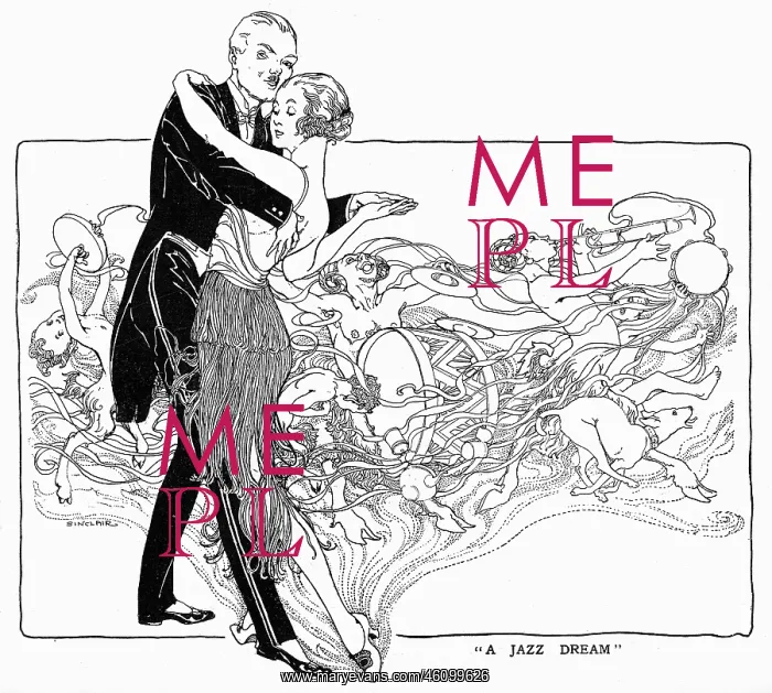 : A Jazz Dream - dancing couple, 1919 : A Jazz Dream - dancing couple, 1919
