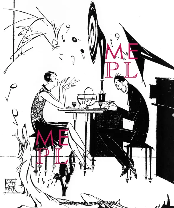 : Jazz music while you dine, 1929 : Jazz music while you dine, 1929