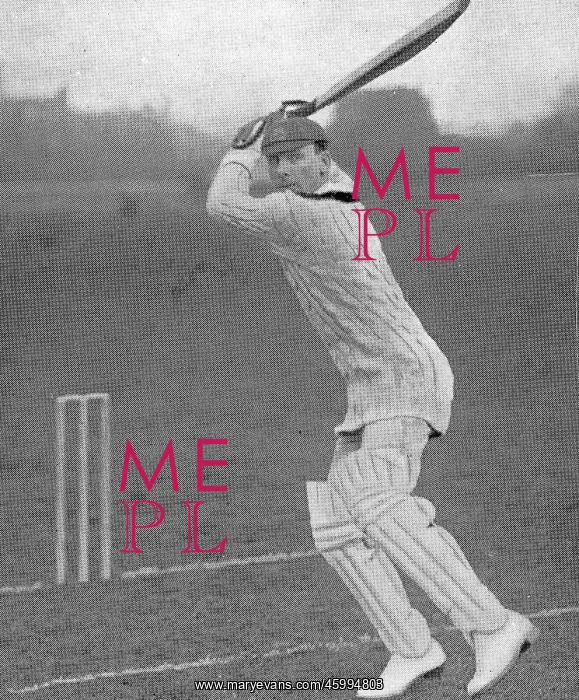 : J.B. Hobbs Batting, 1924 : J.B. Hobbs Batting, 1924