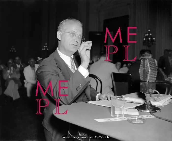 : J.B. Matthews testifying to the HUAC on Aug. 22 : J.B. Matthews testifying to the HUAC on Aug. 22