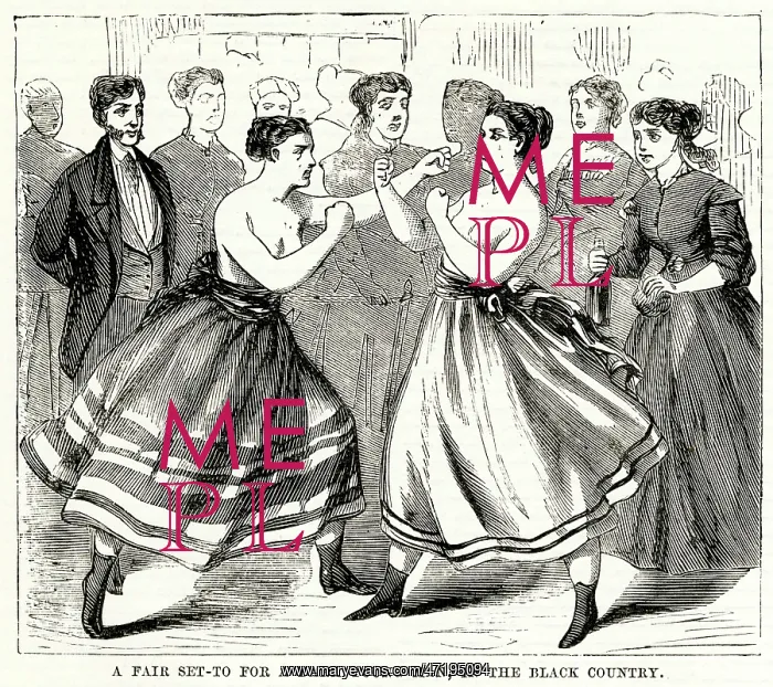 : JEALOUS WOMEN FIGHT 1870 : JEALOUS WOMEN FIGHT 1870