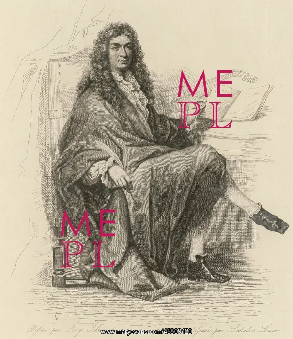  : LULLY. JEAN BAPTISTE LULLY (1639 - 1687), French composer and court musician