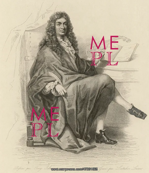  : LULLY. JEAN BAPTISTE LULLY (1639 - 1687), French composer and court musician