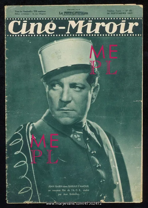 : JEAN GABIN / CINE MIROIR : JEAN GABIN / CINE MIROIR