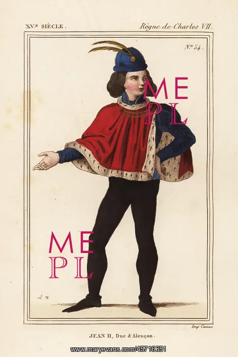 : Jean II, le Beau, Duke of Alencon, comrade : Jean II, le Beau, Duke of Alencon, comrade