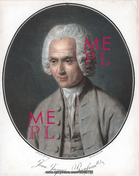 : Jean-Jacques Rousseau (1712-1778), French political : Jean-Jacques Rousseau (1712-1778), French political