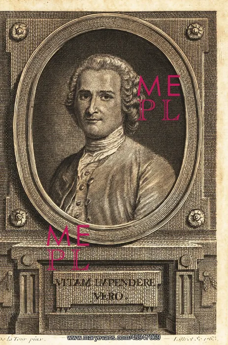 : Jean-Jacques Rousseau, French philosopher : Jean-Jacques Rousseau, French philosopher
