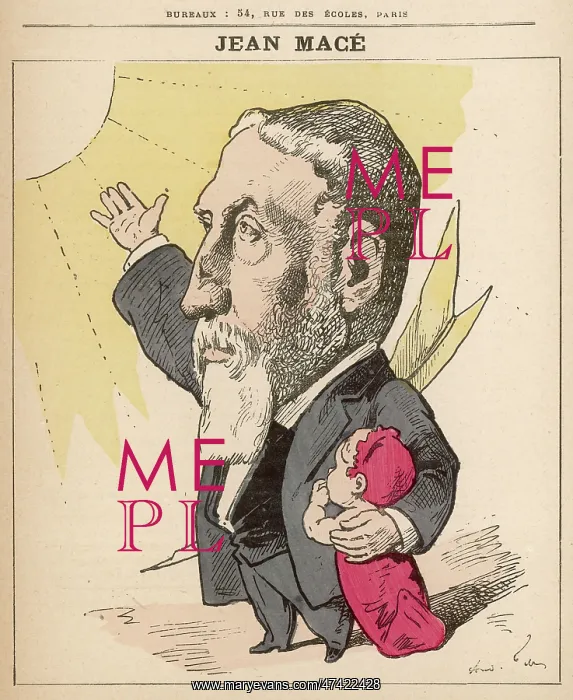  : Jean Mac?. Jean Mace (1815 - 1894), Republican journalist