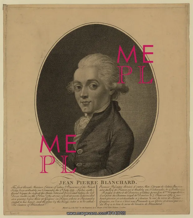 : Jean Pierre Blanchard : Jean Pierre Blanchard