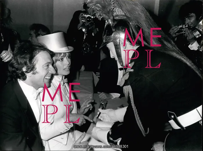 : Jean Pierre Cassel and Brigitte Bardot, charity gala, Paris : Jean Pierre Cassel and Brigitte Bardot, charity gala, Paris