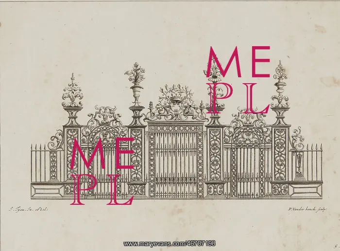 : Jean Tijou ironwork design : Jean Tijou ironwork design