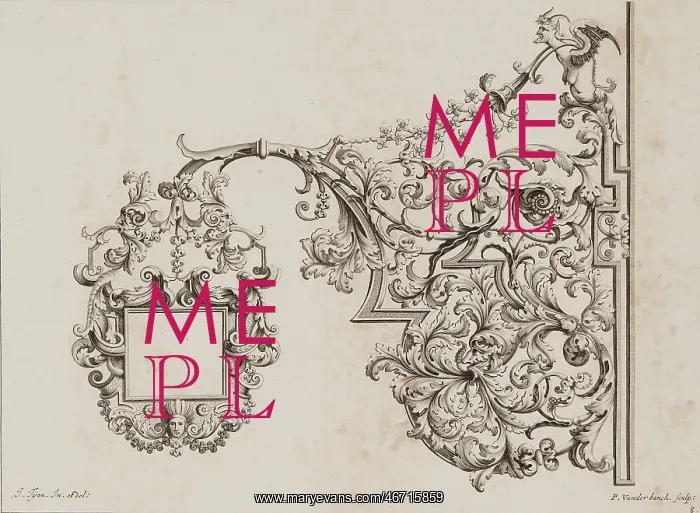 : Jean Tijou ironwork design : Jean Tijou ironwork design