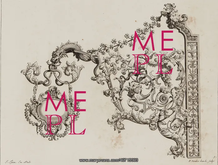 : Jean Tijou ironwork design : Jean Tijou ironwork design