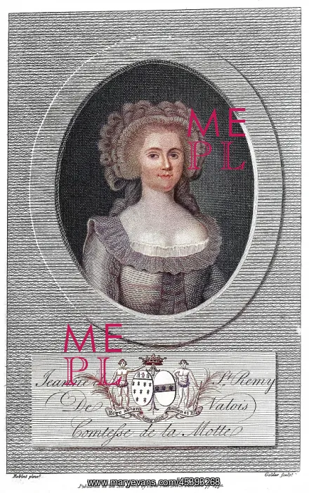 : JEANNE COMTESSE LA MOTTE : JEANNE COMTESSE LA MOTTE
