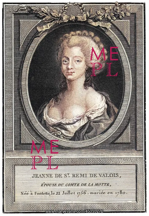 : JEANNE COMTESSE LA MOTTE : JEANNE COMTESSE LA MOTTE