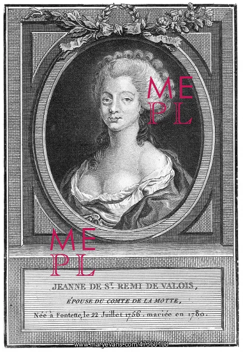  : JEANNE COMTESSE LA MOTTE