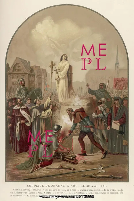 : JEANNE D'ARC BURNT : JEANNE D'ARC BURNT