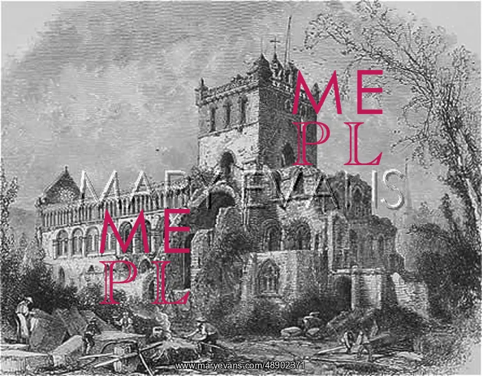 : JEDBURGH ABBEY 1883 : JEDBURGH ABBEY 1883
