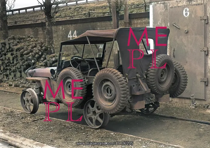  : Jeep undergoing repair
