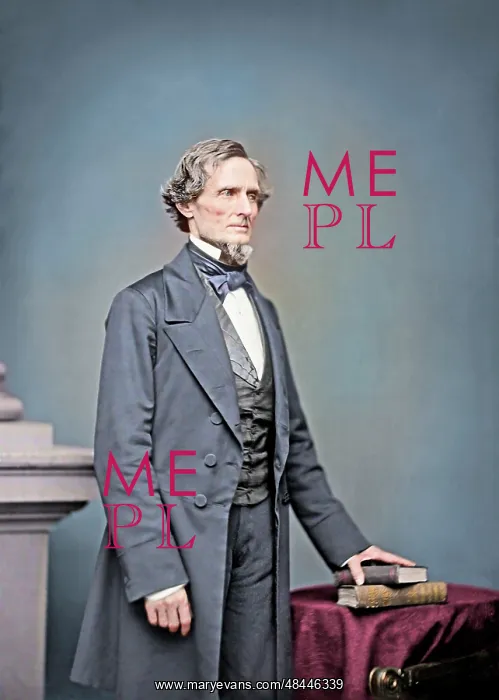 : Jefferson Finis Davis, President of the Confederate : Jefferson Finis Davis, President of the Confederate