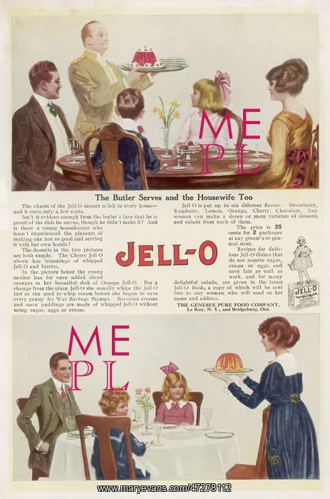 : JELL-O ADVERTISEMENT : JELL-O ADVERTISEMENT