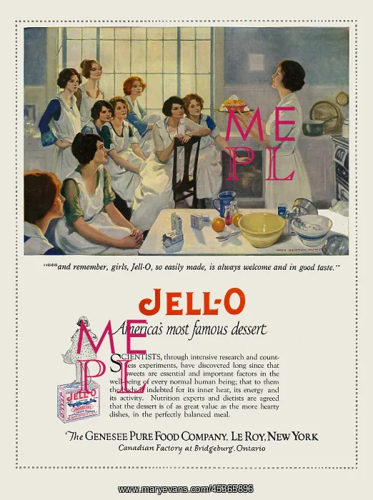 : Jello. Jell-O advertisement...and remember girls : Jello. Jell-O advertisement...and remember girls