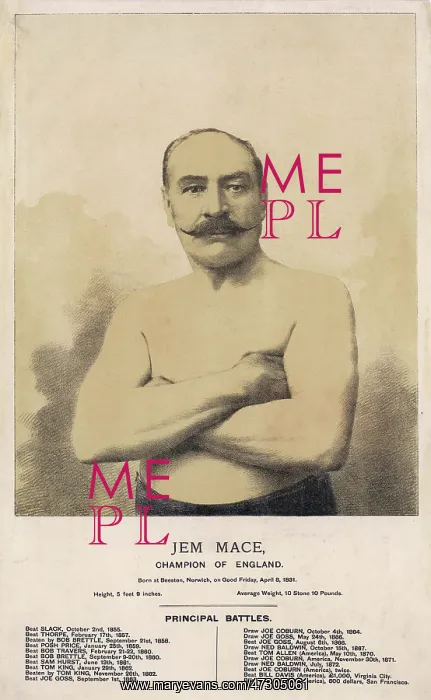 : Jem Mace, Boxer : Jem Mace, Boxer