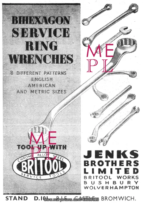: Jenks Bros Britool Spanners & Wrenches : Jenks Bros Britool Spanners & Wrenches