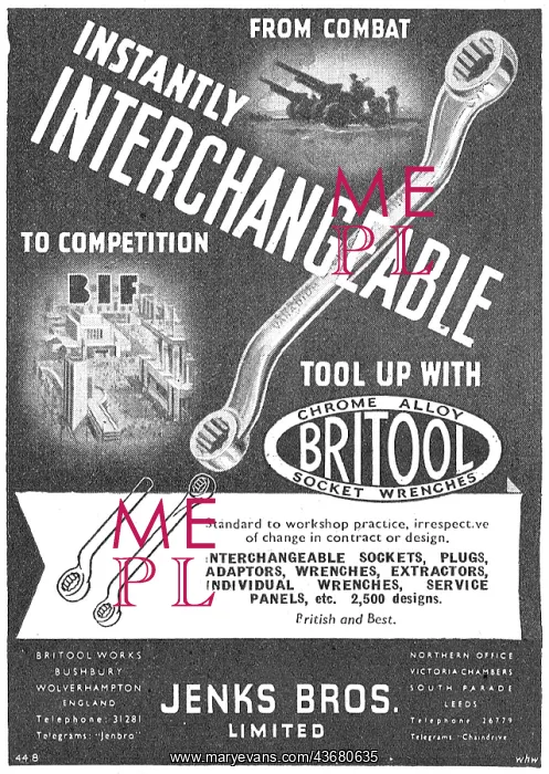 : Jenks Brothers Britool Spanners, Sockets & Workshop Tools : Jenks Brothers Britool Spanners, Sockets & Workshop Tools