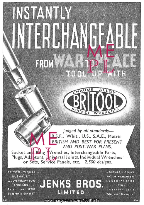 : Jenks Brothers Britool Spanners, Sockets & Workshop Tools : Jenks Brothers Britool Spanners, Sockets & Workshop Tools