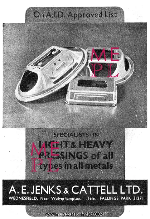 : Jenks & Cattell - Pressings : Jenks & Cattell - Pressings