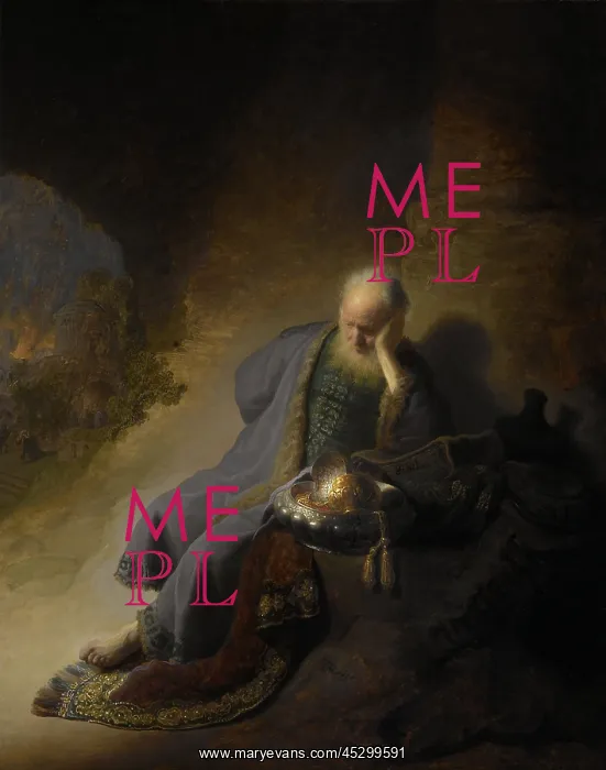 : Jeremiah Lamenting the Destruction of Jerusalem : Jeremiah Lamenting the Destruction of Jerusalem