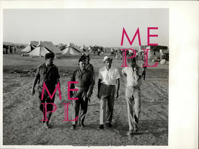: Jeremy Thorpe visits refugee camp : Jeremy Thorpe visits refugee camp