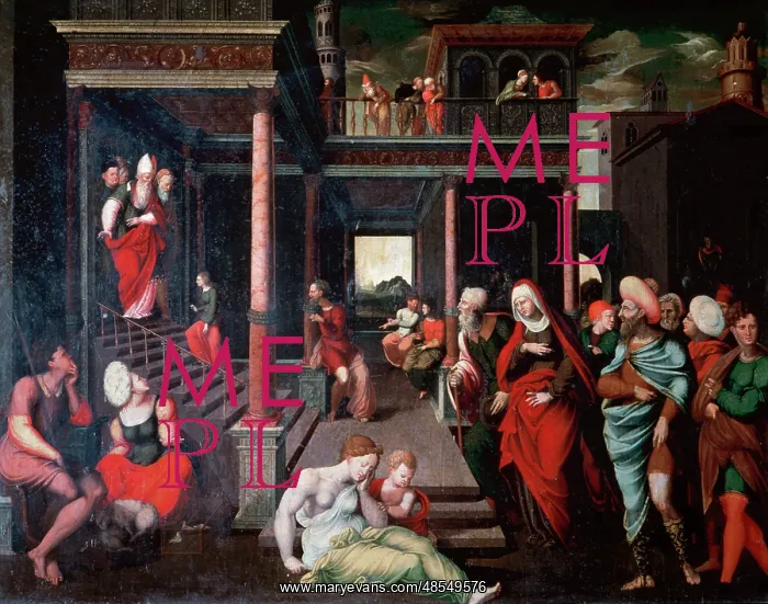 : Jerome Cosida (1510-1592?). Presentation of the Virgin in th : Jerome Cosida (1510-1592?). Presentation of the Virgin in th