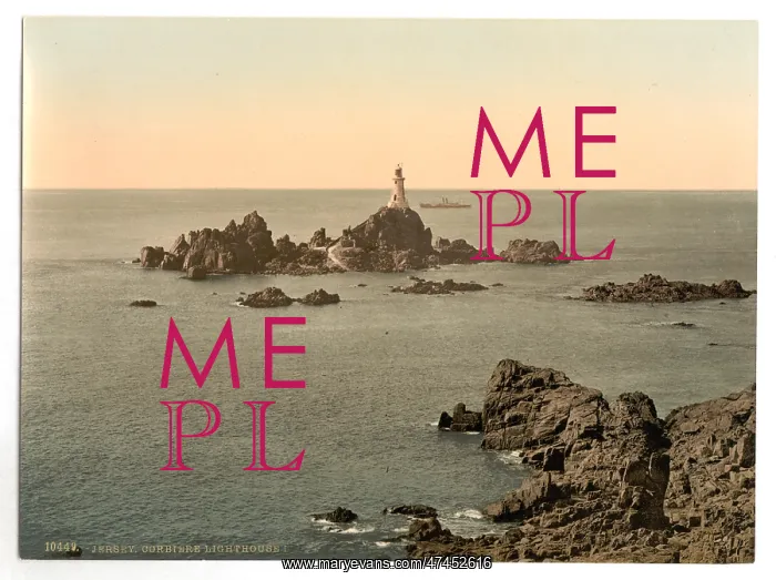: Jersey, Corbiere Lighthouse, I, Channel Islands, England : Jersey, Corbiere Lighthouse, I, Channel Islands, England