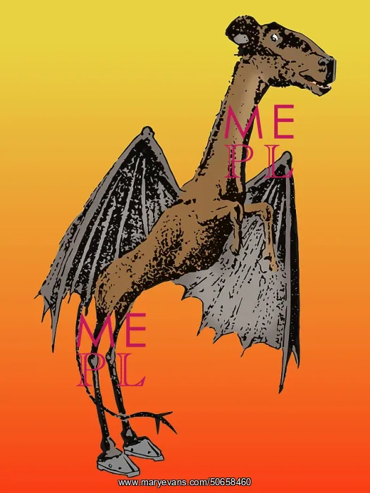 : Jersey Devil, Illustration, 1909 : Jersey Devil, Illustration, 1909