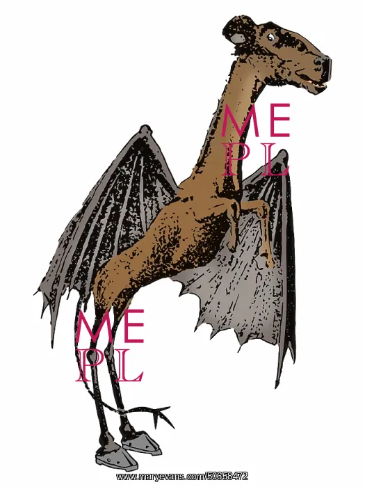 : Jersey Devil, Illustration, 1909 : Jersey Devil, Illustration, 1909