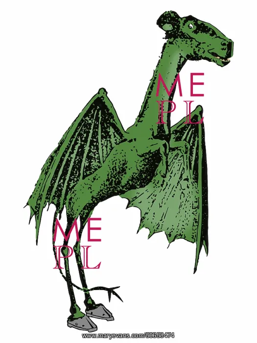 : Jersey Devil, Illustration, 1909 : Jersey Devil, Illustration, 1909