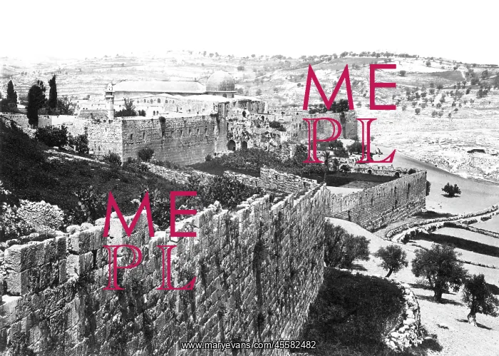  : Jerusalem, the Mosque of Aqsa c1857