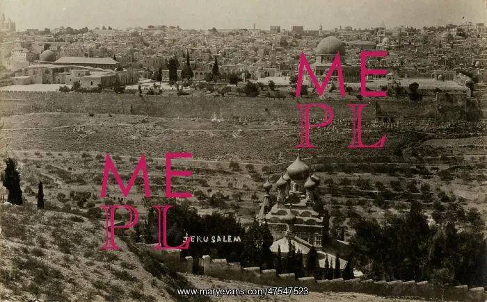  : Jerusalem from the Mount of Olives