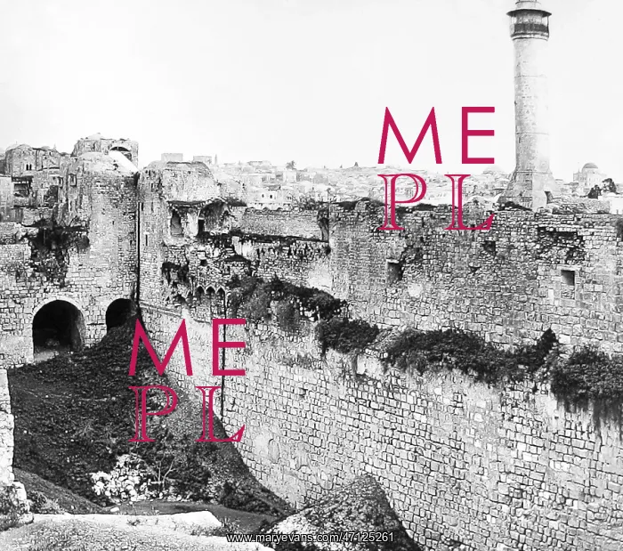  : Jerusalem Pool of Bethesda probably 1870s