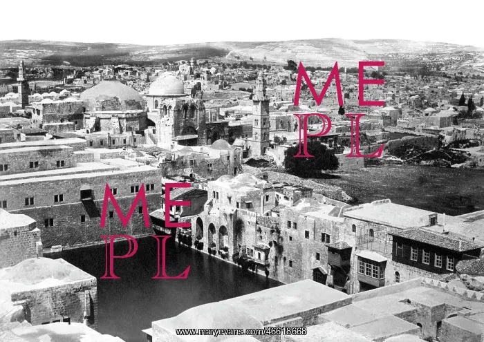  : Jerusalem, the Pool of Hezekiah c1857