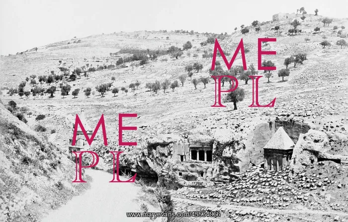  : Jerusalem, the Valley of Jehoshaphat c1857